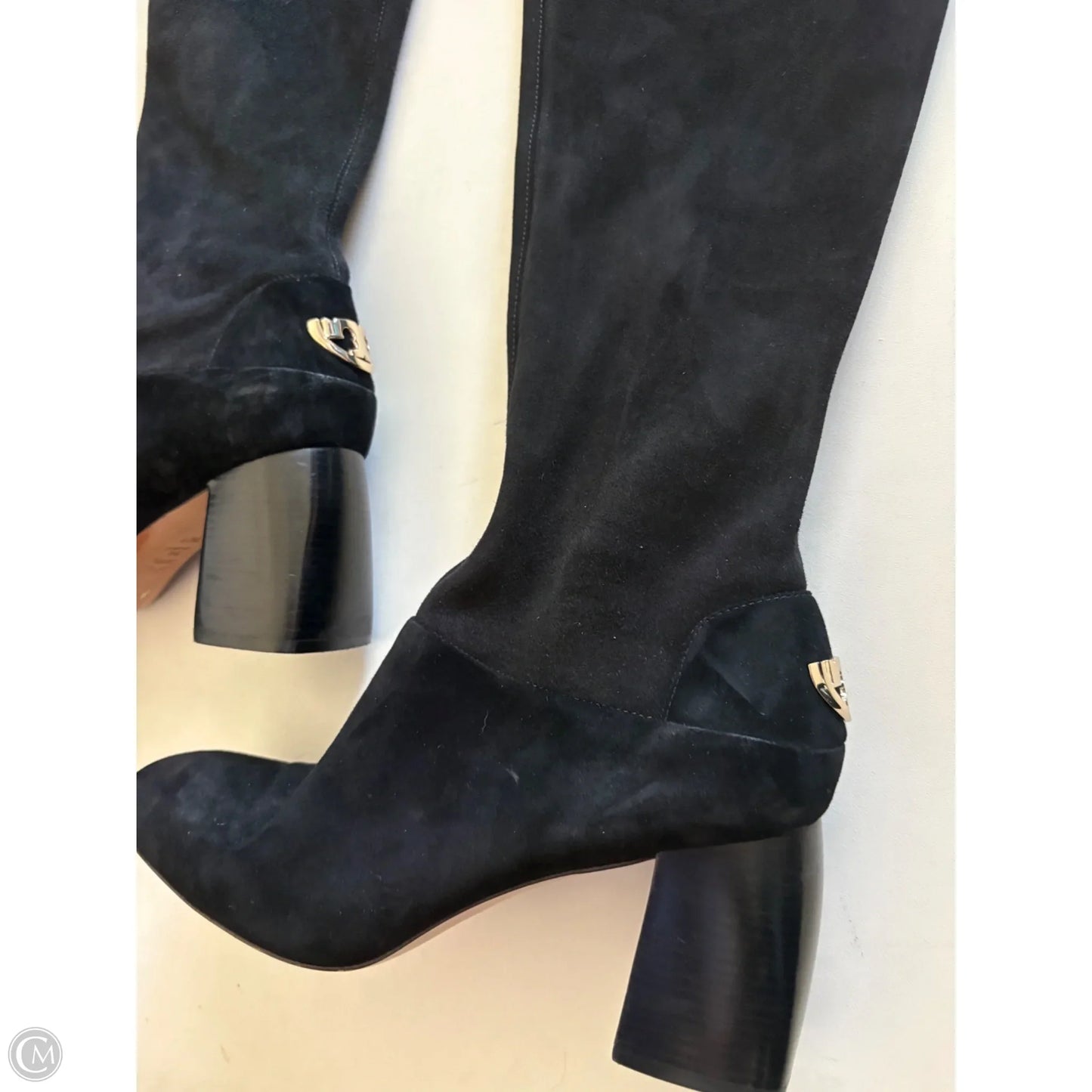 Boots Designer By Tory Burch In Black, Size: 9.5
