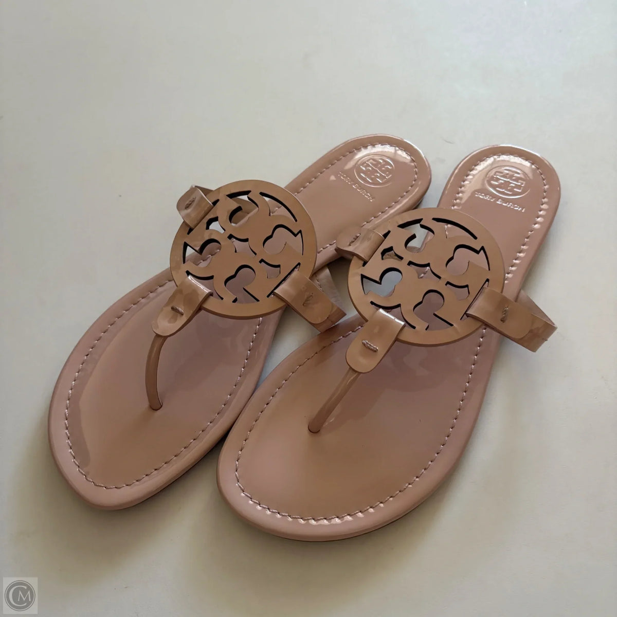 Sandals Designer By Tory Burch In Beige, Size: 10