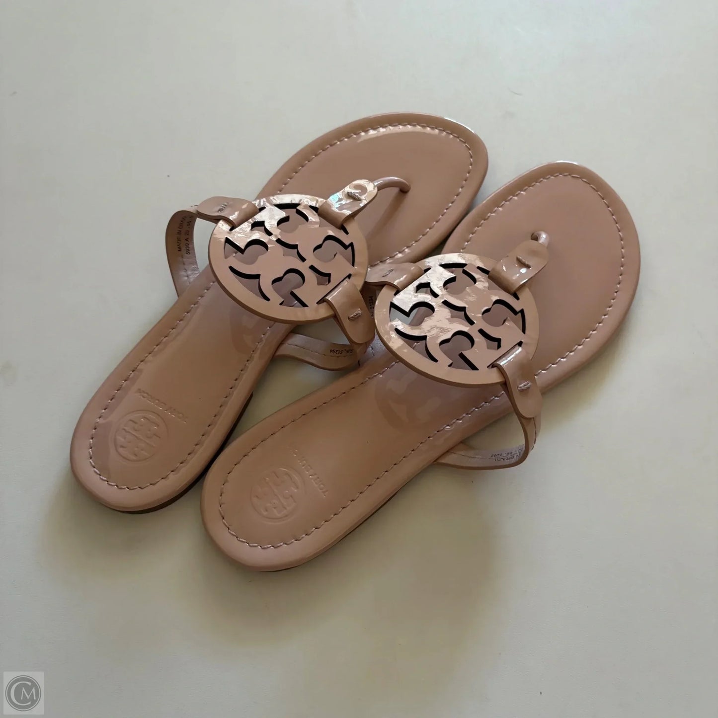 Sandals Designer By Tory Burch In Beige, Size: 10