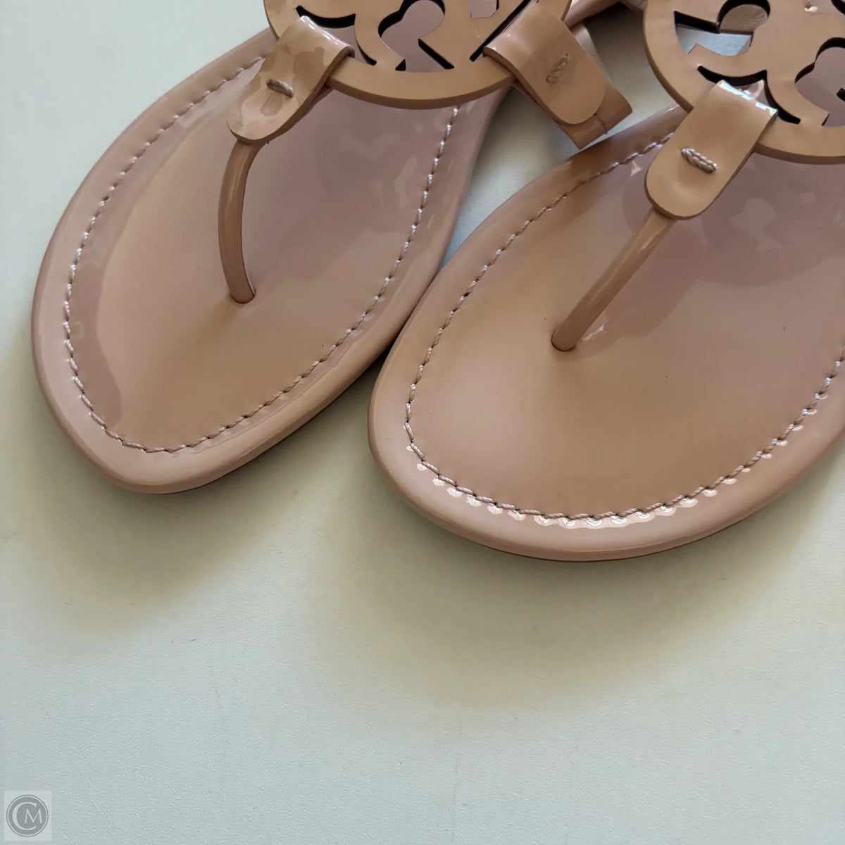 Sandals Designer By Tory Burch In Beige, Size: 10