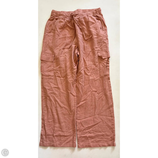 Pants Linen By Calligraphie In Orange, Size: S