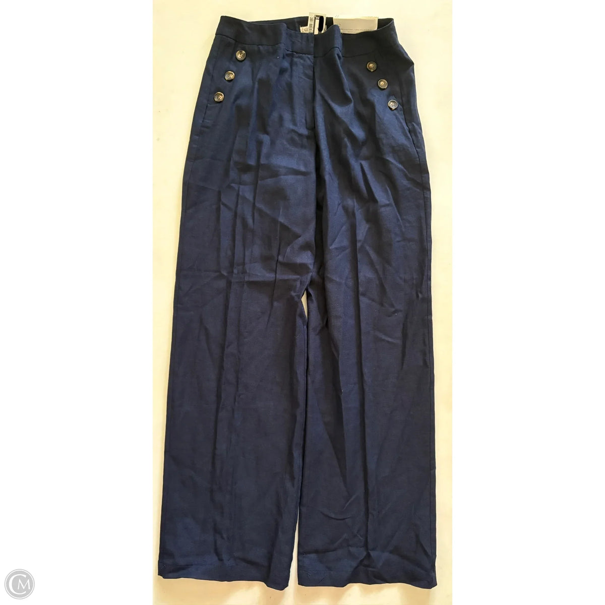 Pants Linen By Cato In Navy, Size: 12