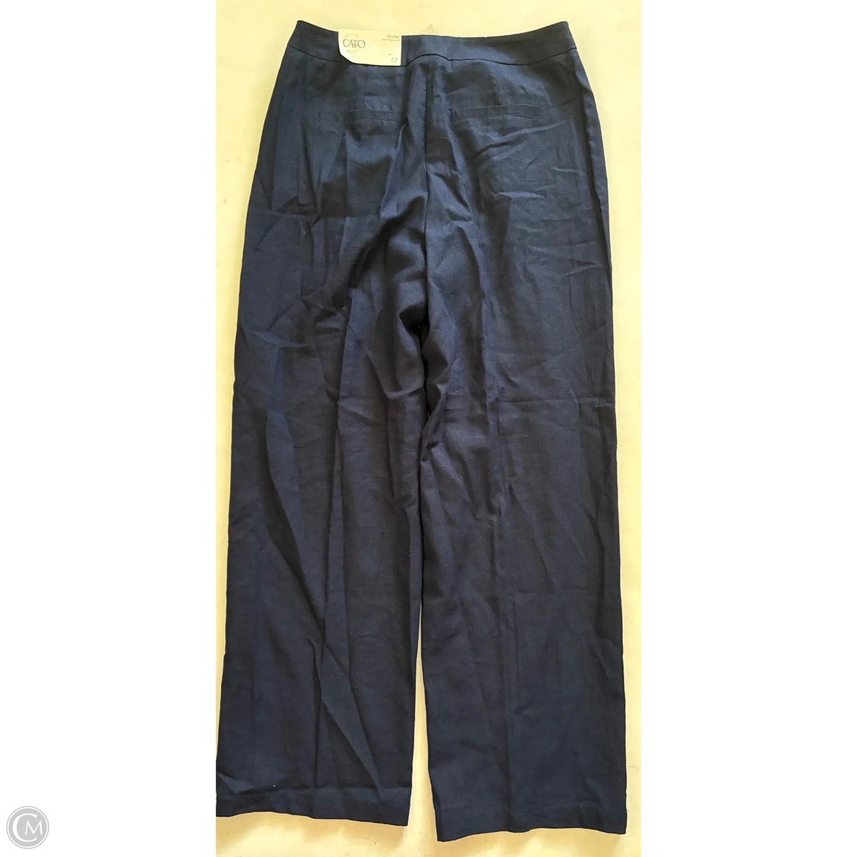 Pants Linen By Cato In Navy, Size: 12