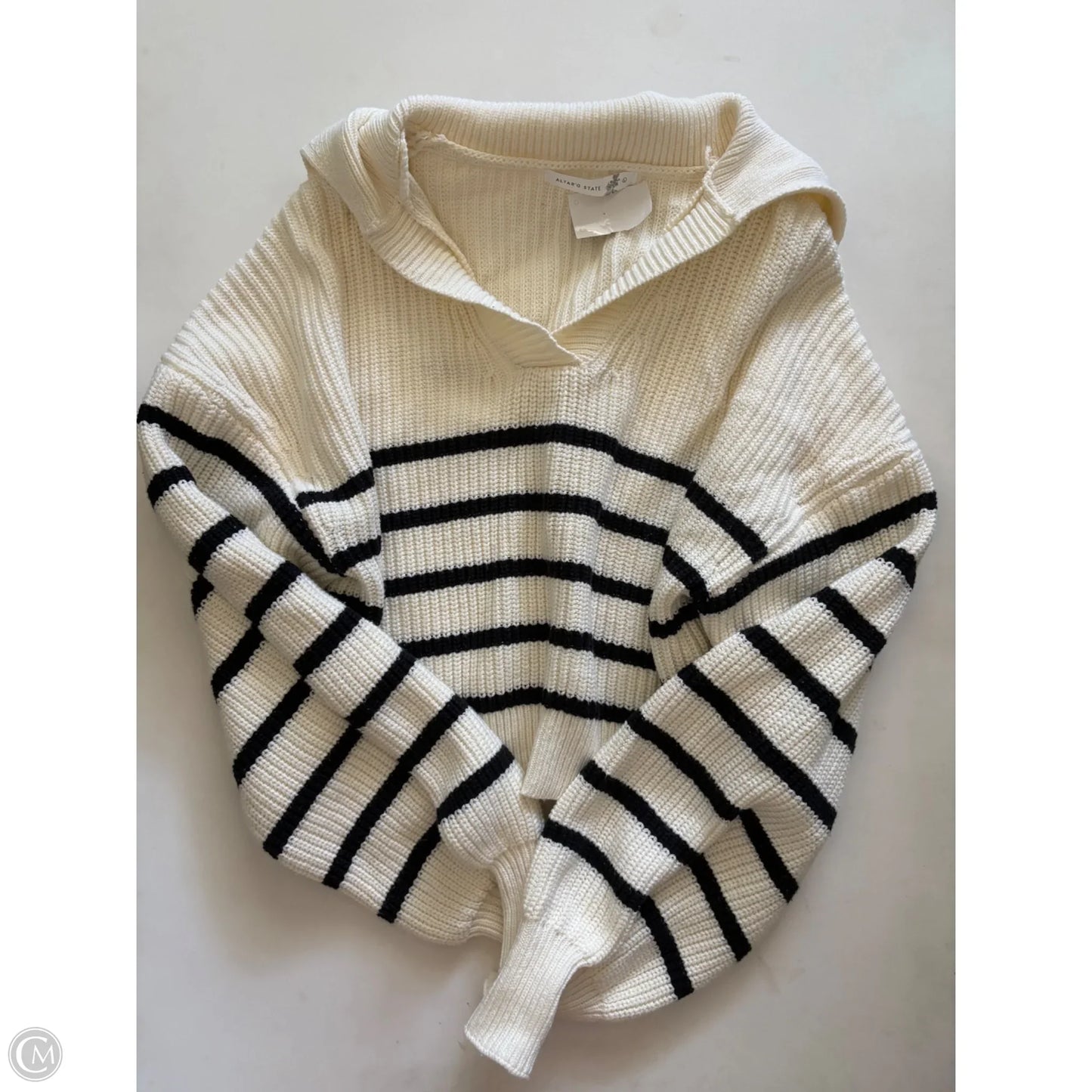 Sweater By Altard State In Striped Pattern, Size: L
