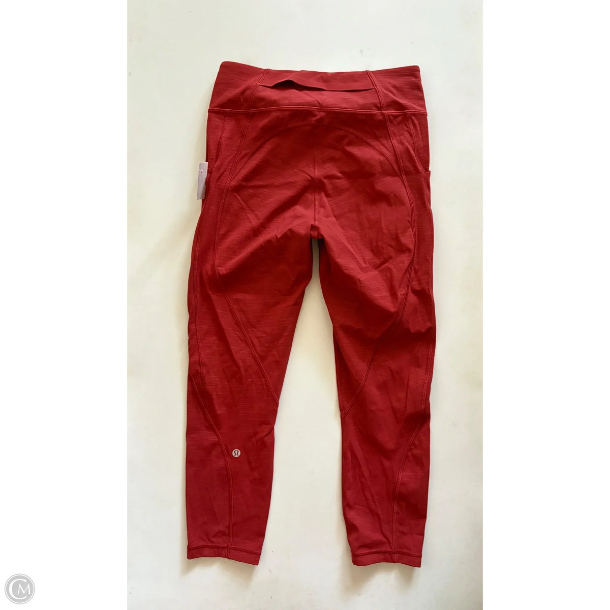 Athletic Leggings By Lululemon In Orange, Size: 6