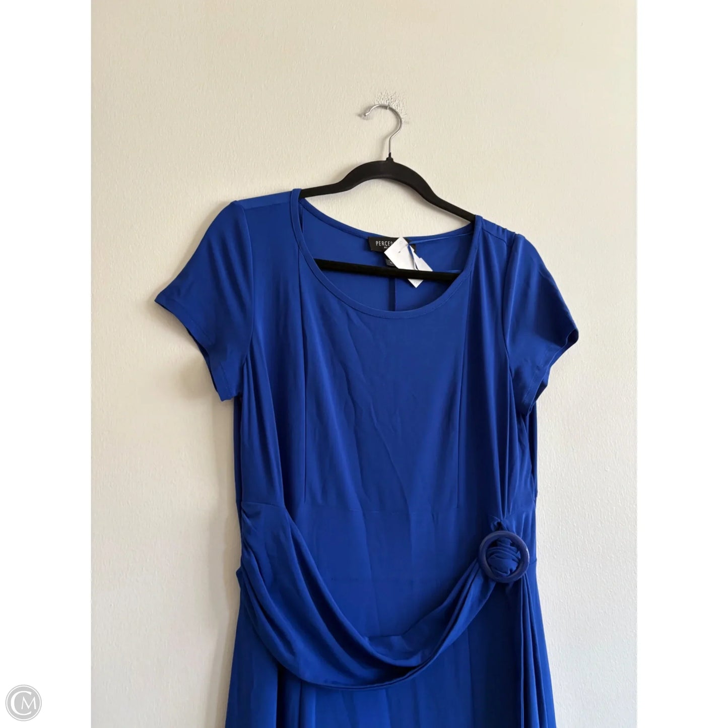 Dress Casual Maxi By Perceptions In Blue, Size: M