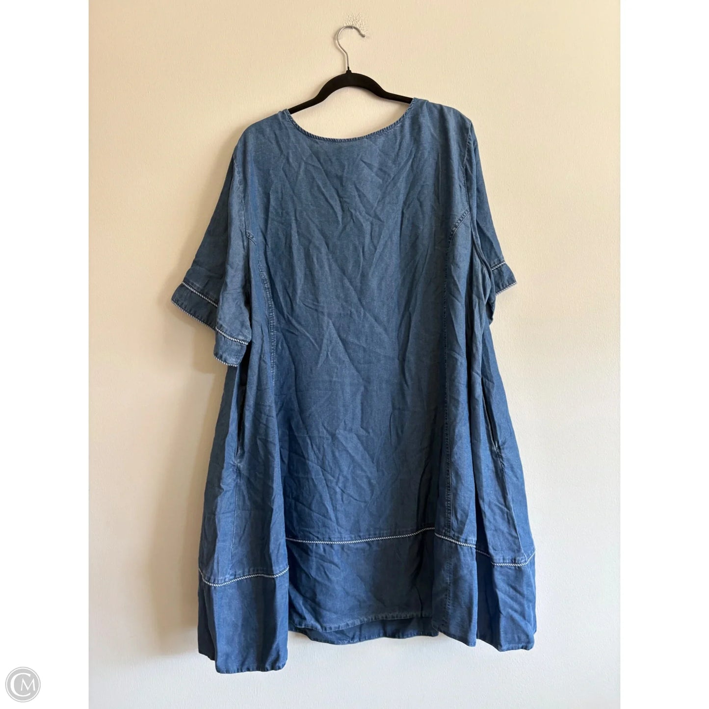 Dress Casual Midi By Ruby Rd In Blue, Size: 2x