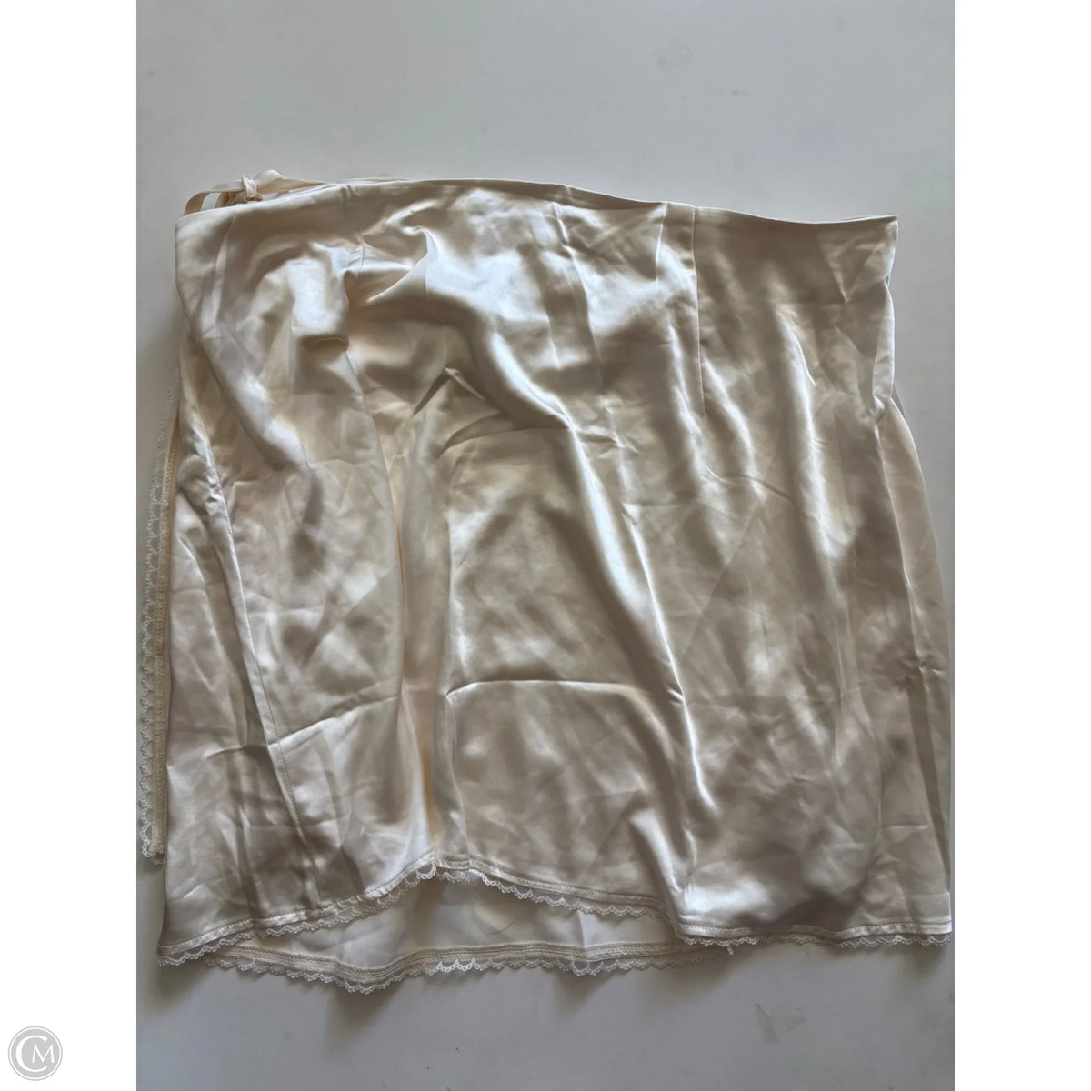 Skirt Mini & Short By Cider In Cream, Size: 3x