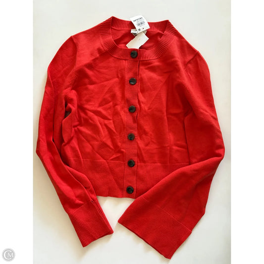 Sweater Cardigan By On 34th In Orange, Size: M