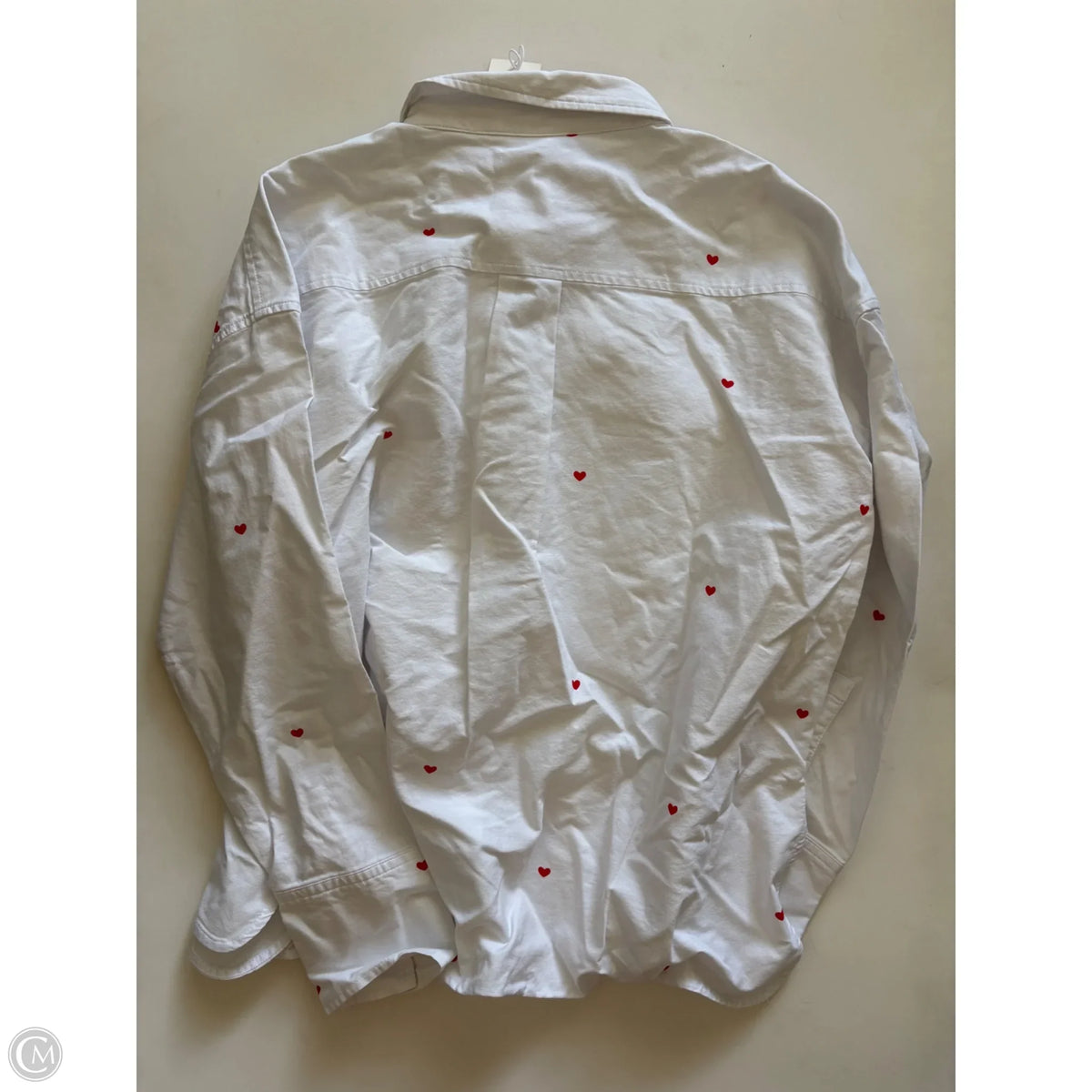 Top Long Sleeve By Sunny In White, Size: M