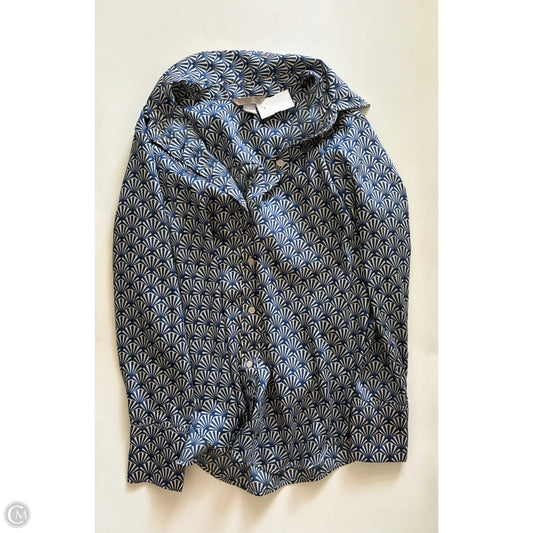 Top Long Sleeve By H&m In Blue, Size: L