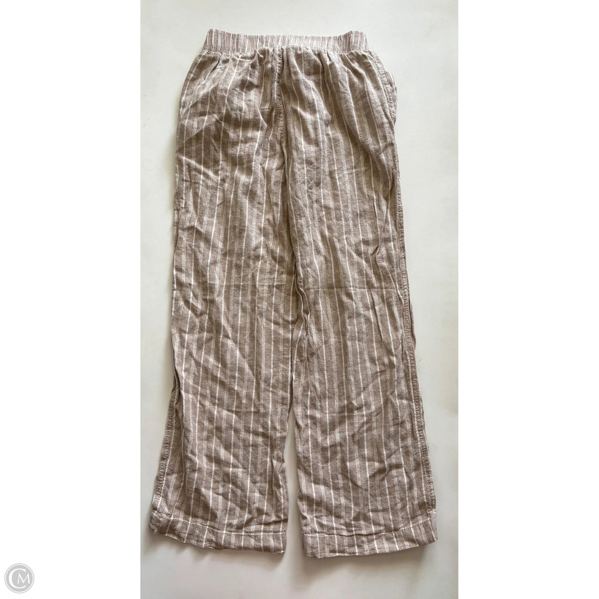 Pants Linen By Briggs In Tan, Size: S