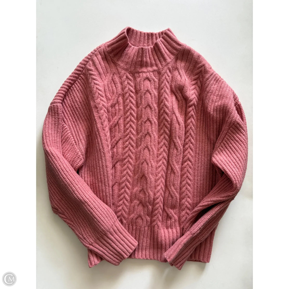 Sweater By Express In Orange, Size: L