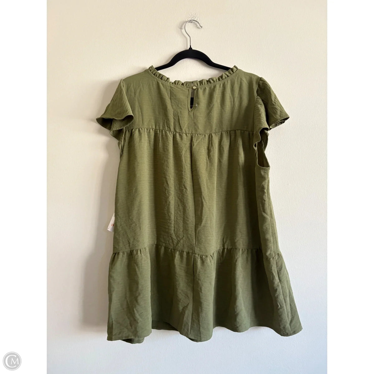 Blouse Sleeveless By Naif In Green, Size: 2x