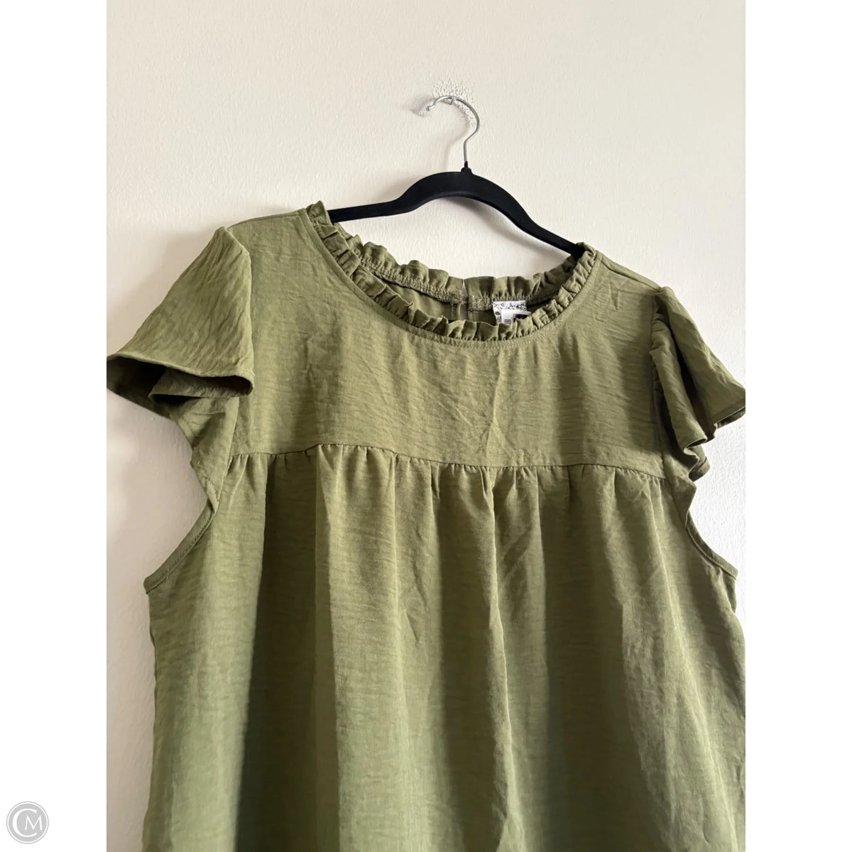 Blouse Sleeveless By Naif In Green, Size: 2x