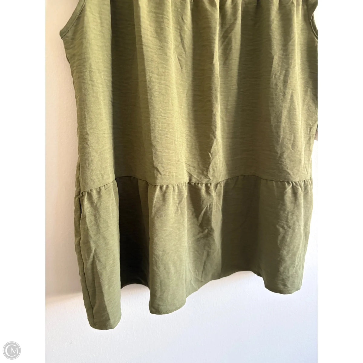 Blouse Sleeveless By Naif In Green, Size: 2x