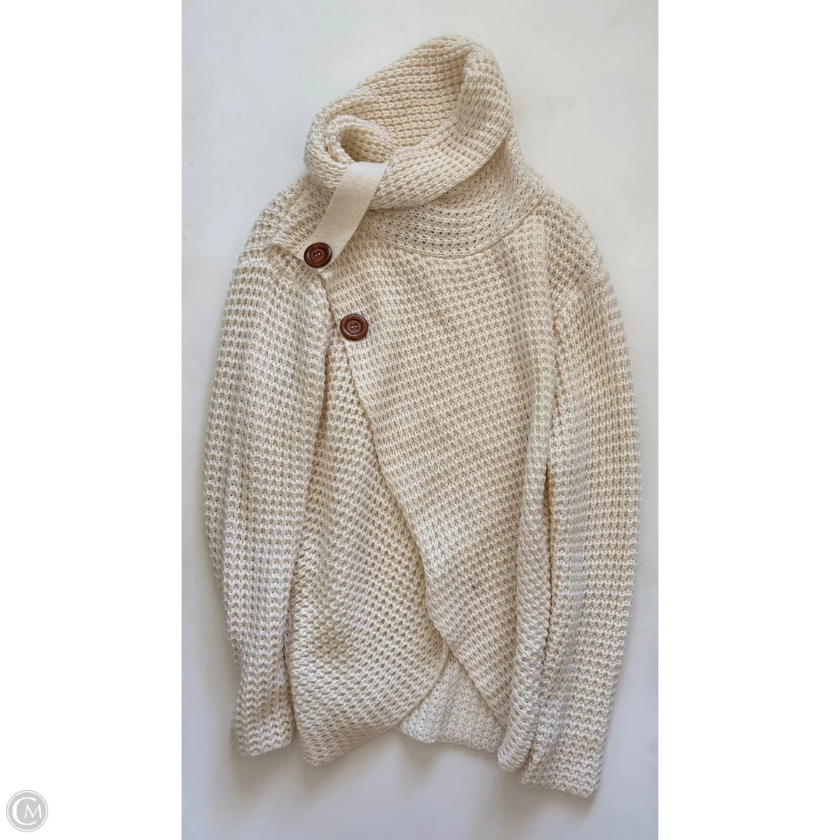 Sweater By Zenana In Cream, Size: M