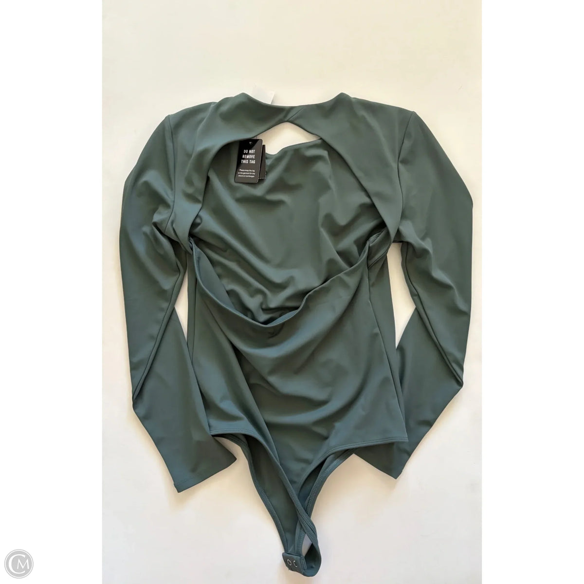 Bodysuit By Express In Green, Size: L