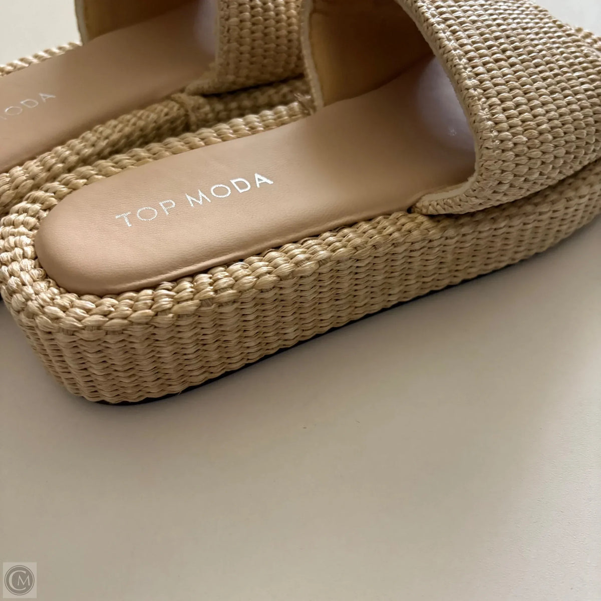Sandals Flats By Top Moda In Cream, Size: 7