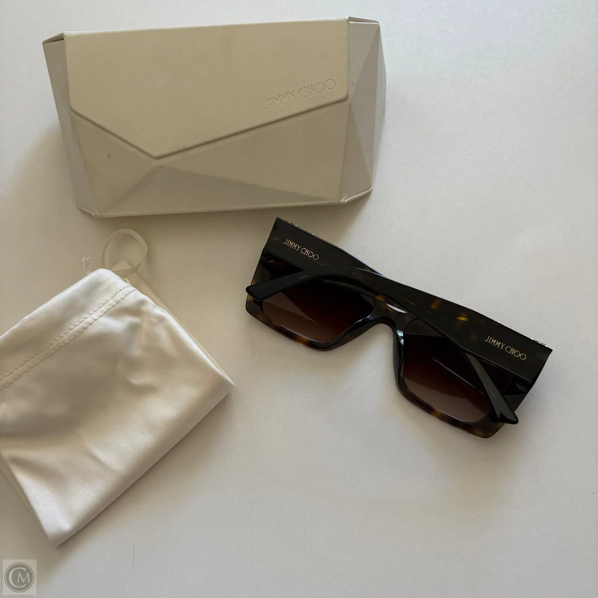 Sunglasses Luxury Designer By Jimmy Choo, Size: Large
