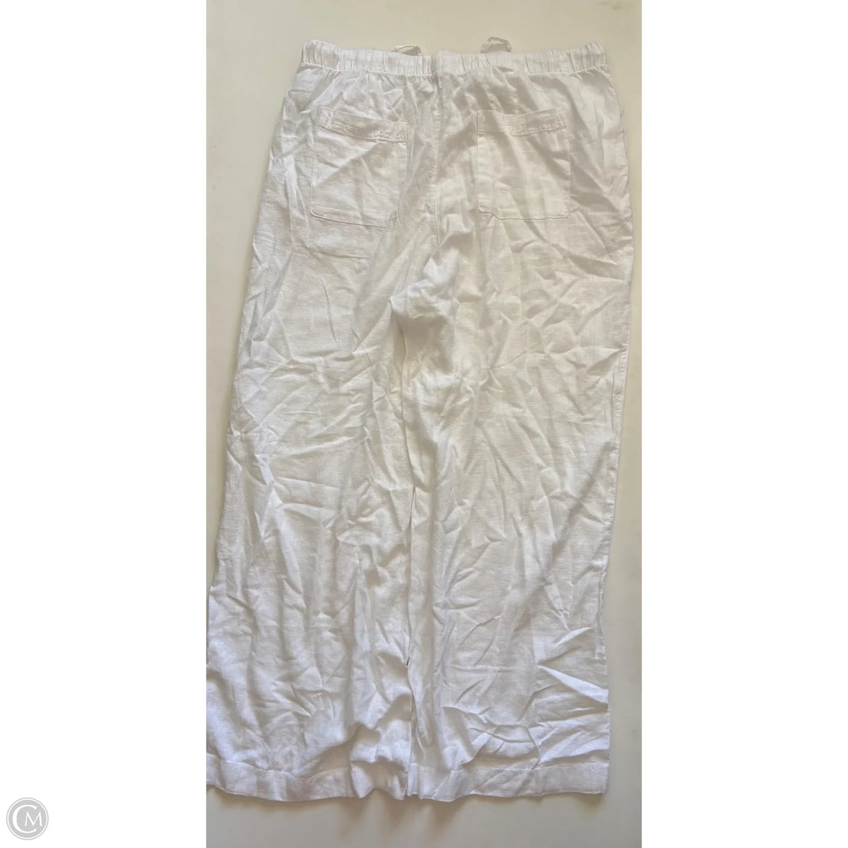 Pants Linen By Gap In White, Size: L