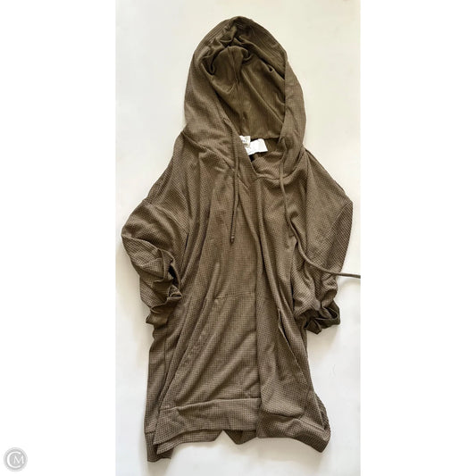 Sweatshirt Hoodie By Andree By Unit In Green, Size: 1x