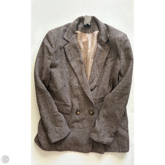 Blazer By Boohoo Boutique In Brown, Size: 6