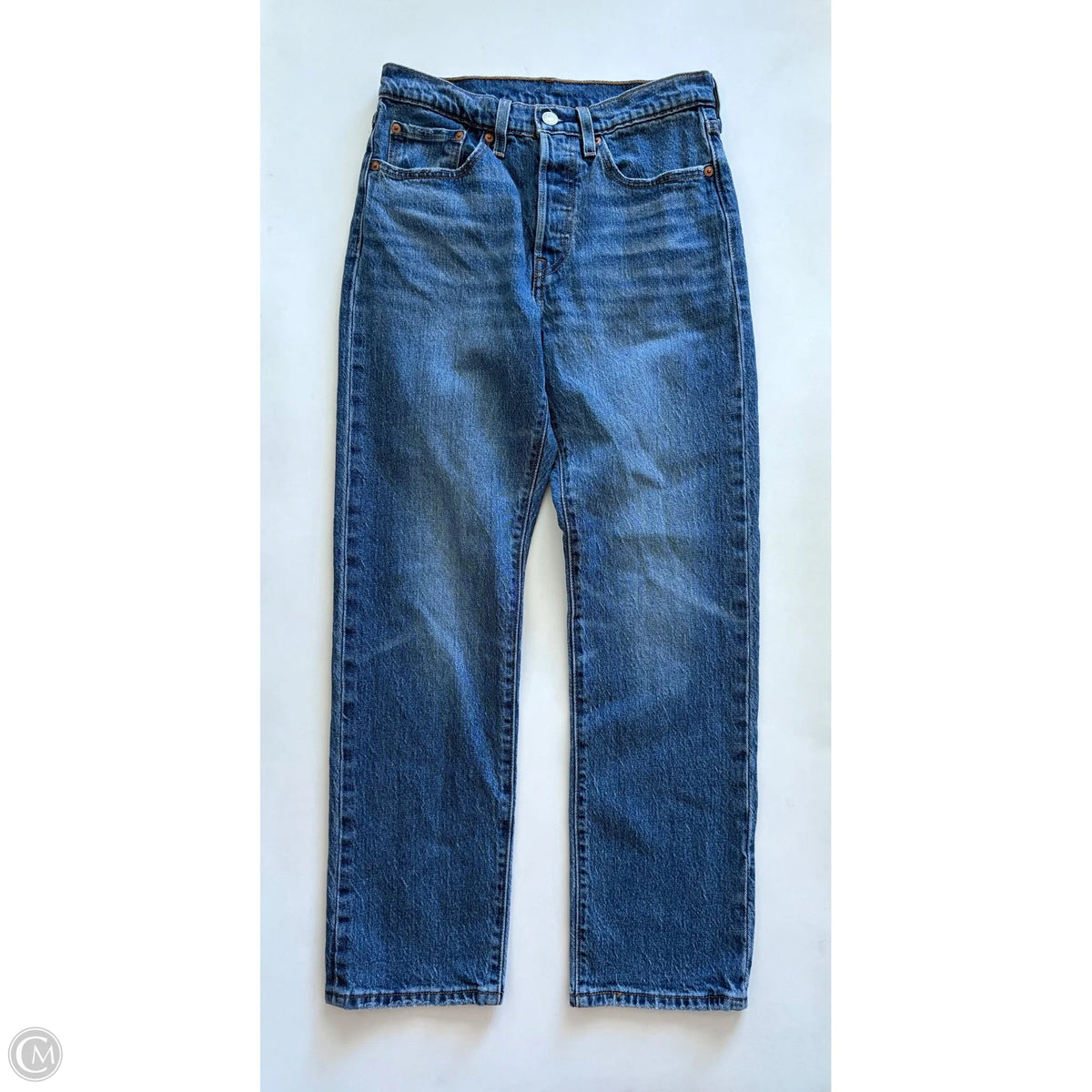 Jeans Straight By Levis In Blue, Size: 2