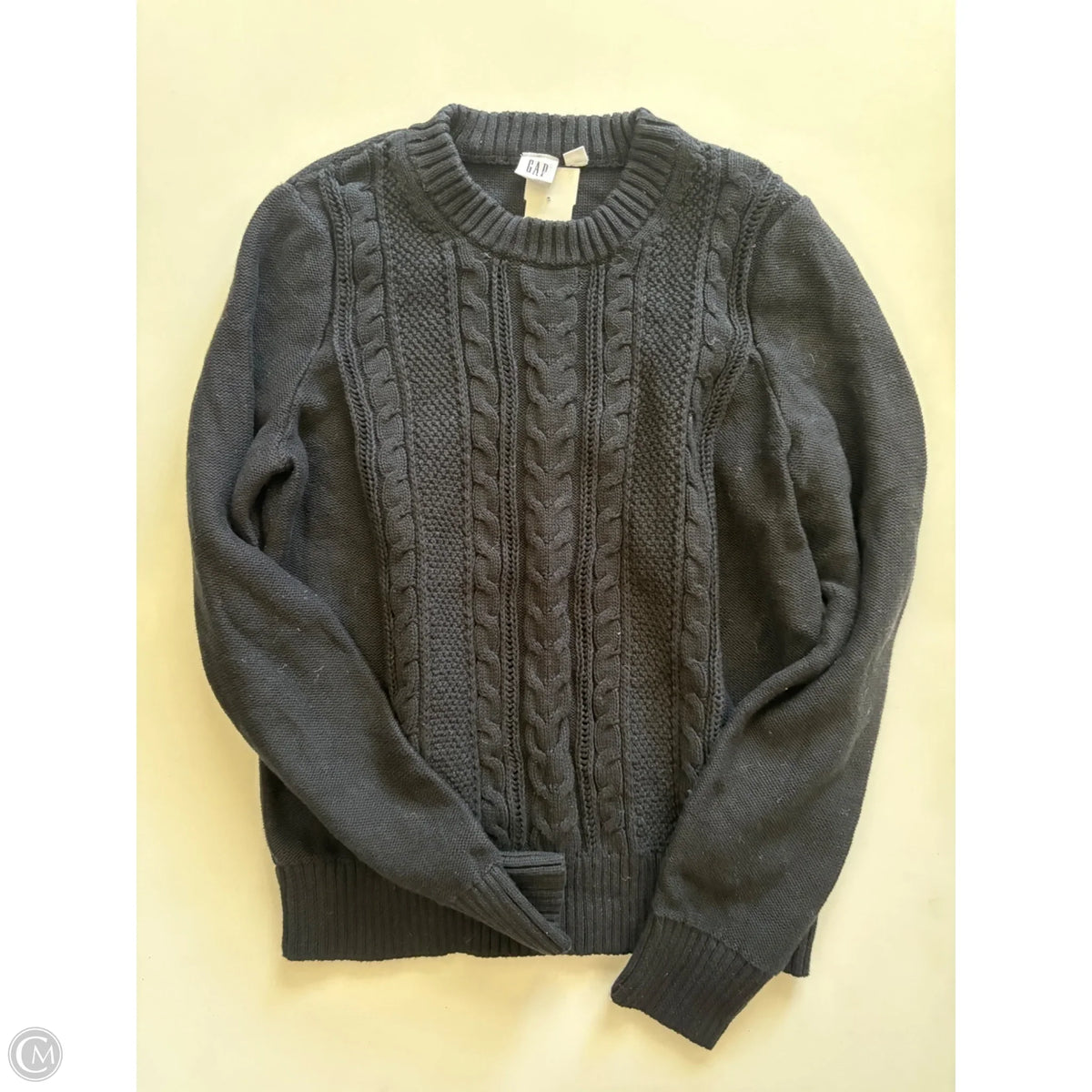 Sweater By Gap In Black, Size: S