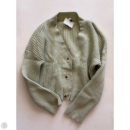 Sweater Cardigan By Kendall + Kylie In Green, Size: M