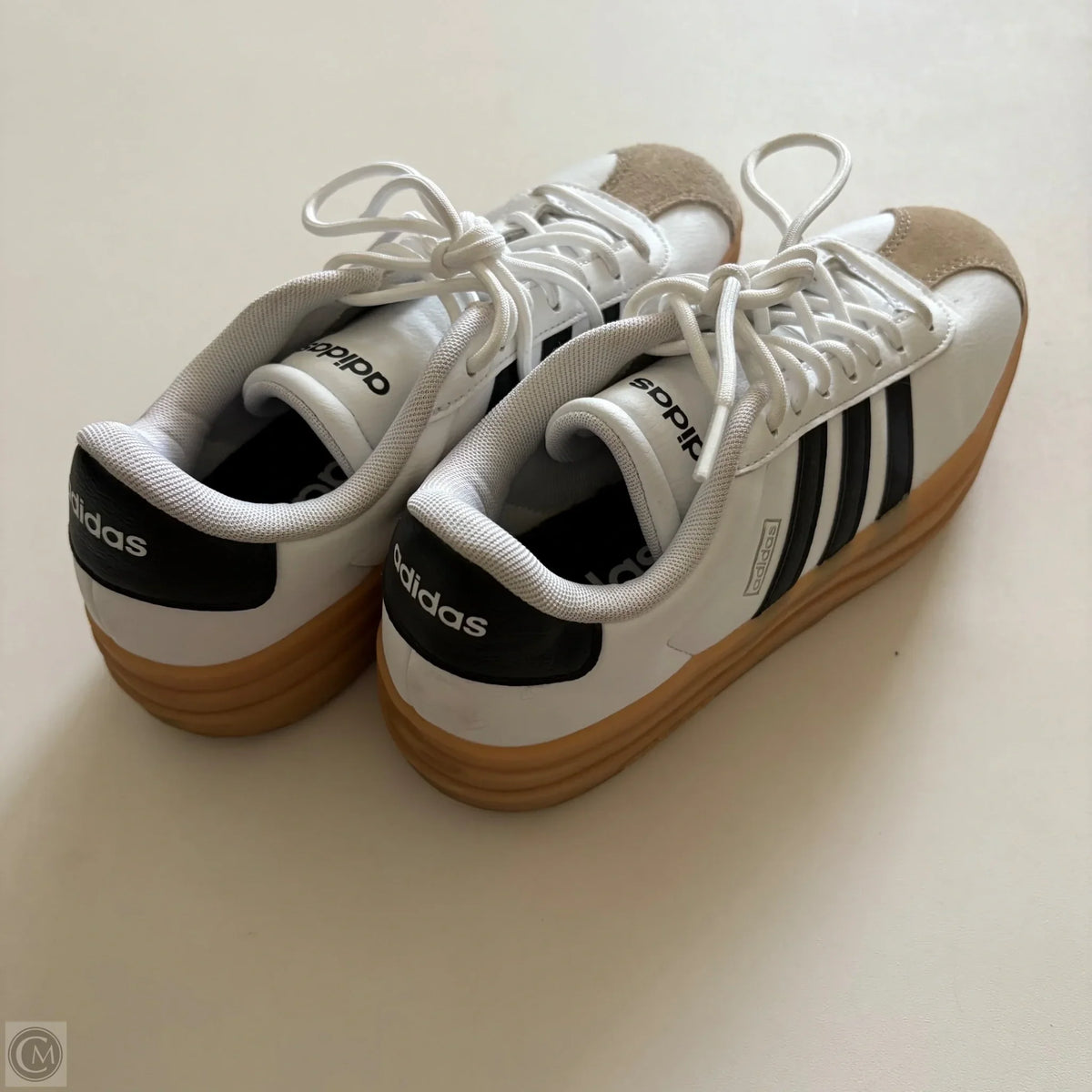 Shoes Athletic By Adidas In White, Size: 6