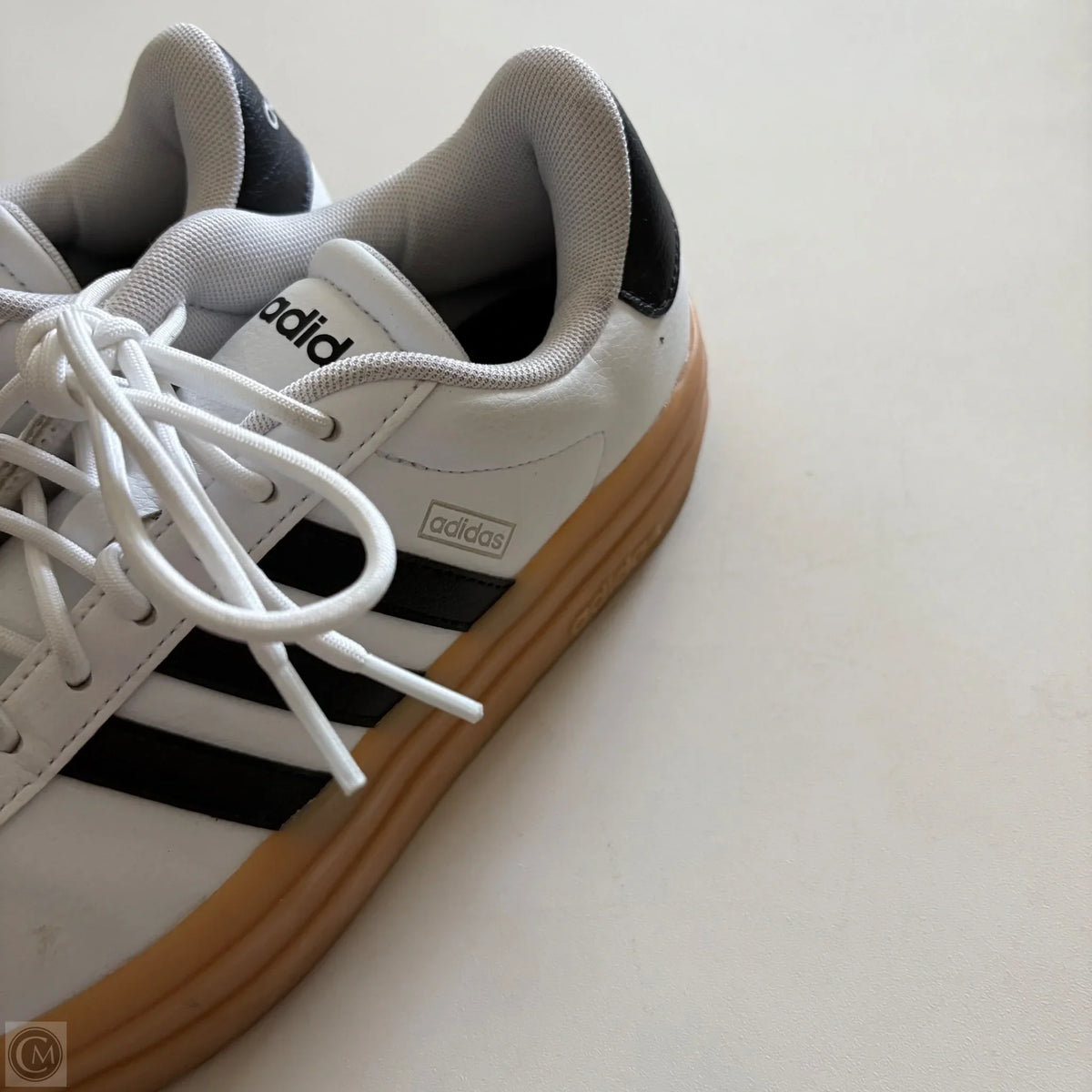 Shoes Athletic By Adidas In White, Size: 6
