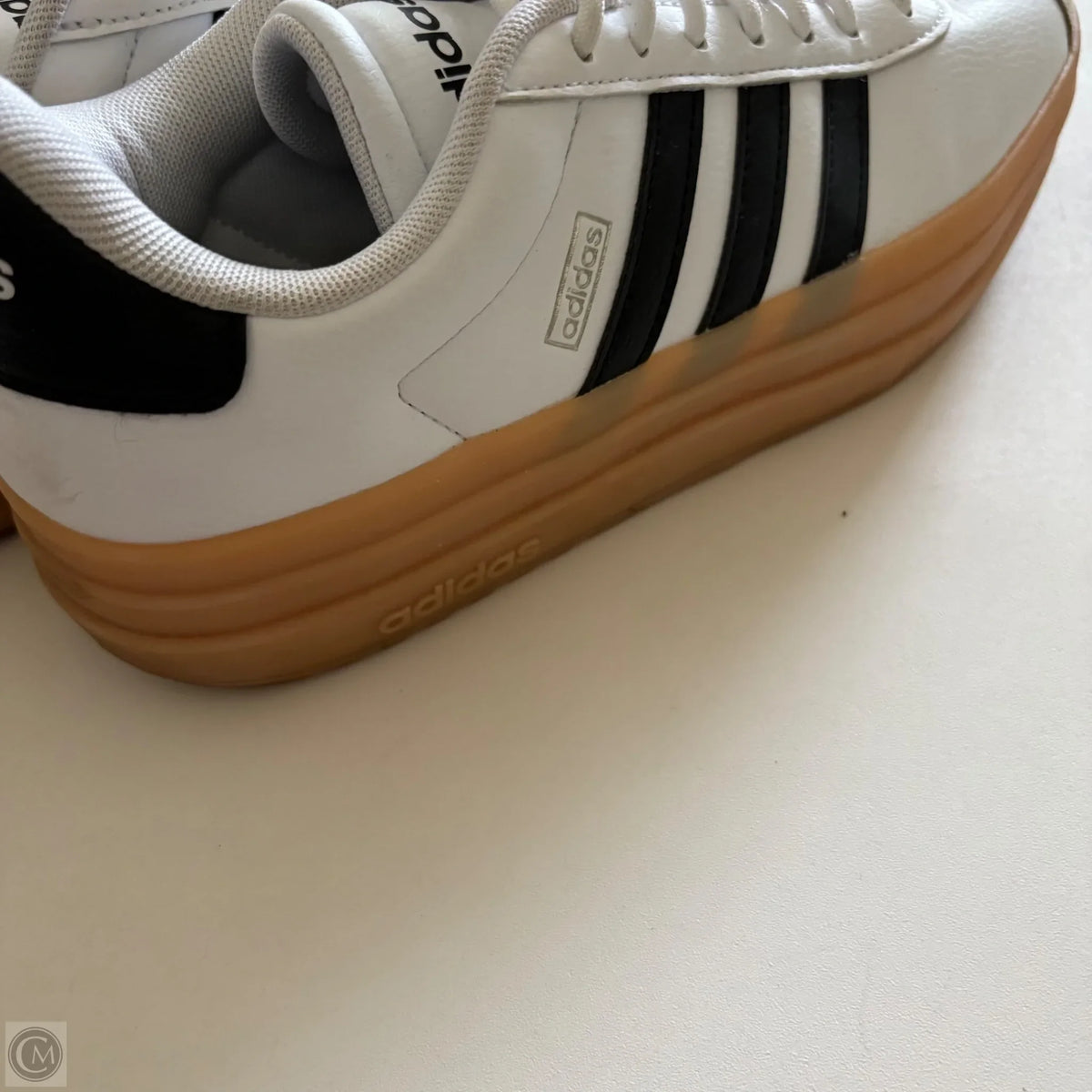 Shoes Athletic By Adidas In White, Size: 6