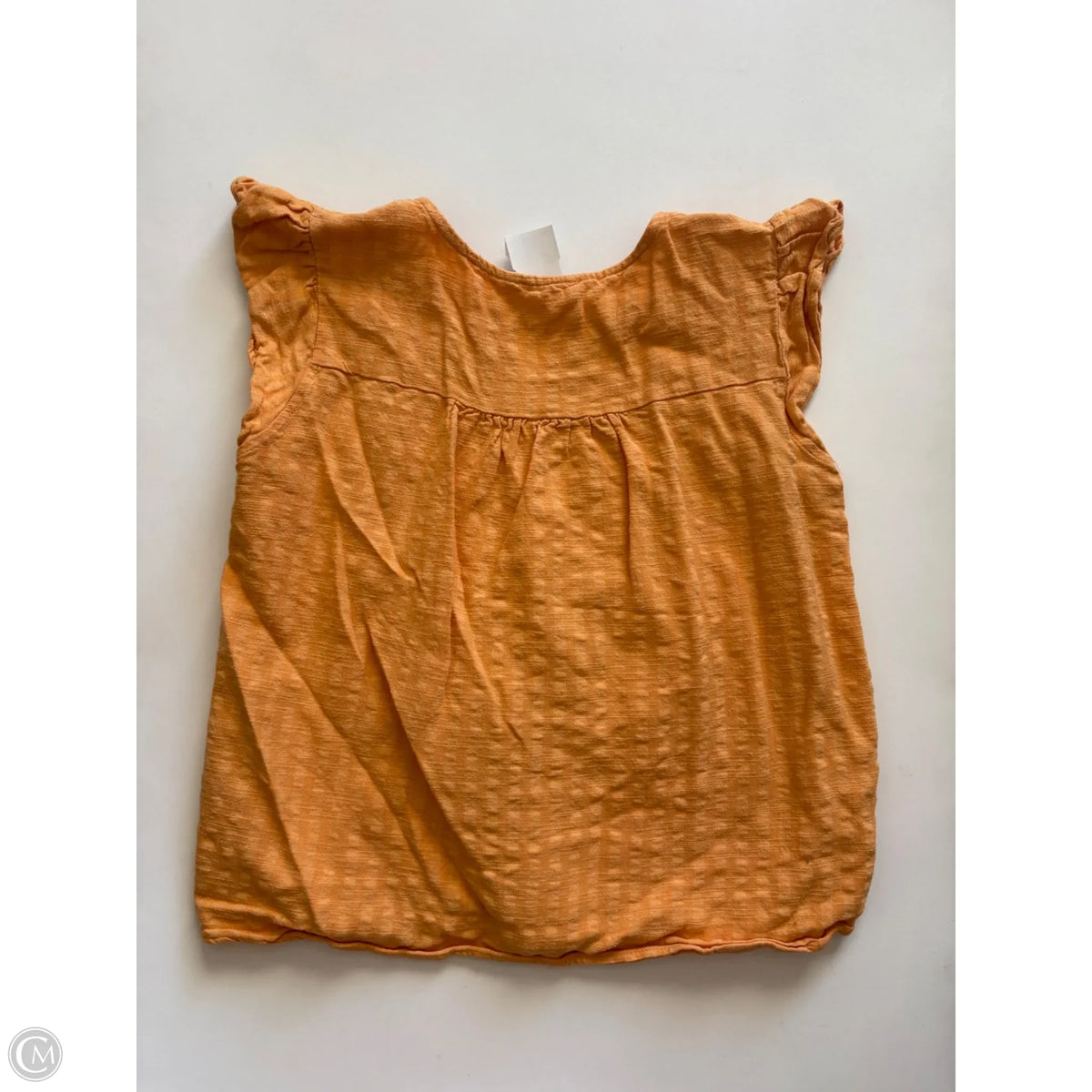 Top Sleeveless By Cmc In Orange, Size: S
