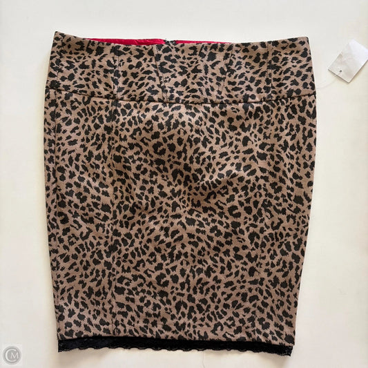 Skirt Mini & Short By Charlotte Russe In Animal Print, Size: M