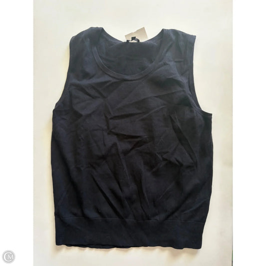 Sweater Short Sleeve By Talbots In Black, Size: Xl