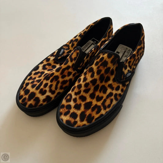 Shoes Flats By Vans In Animal Print, Size: 8