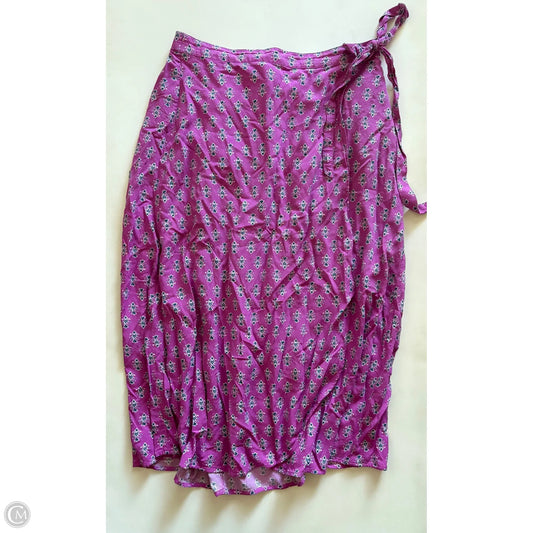 Skirt Maxi By J. Crew In Purple, Size: M