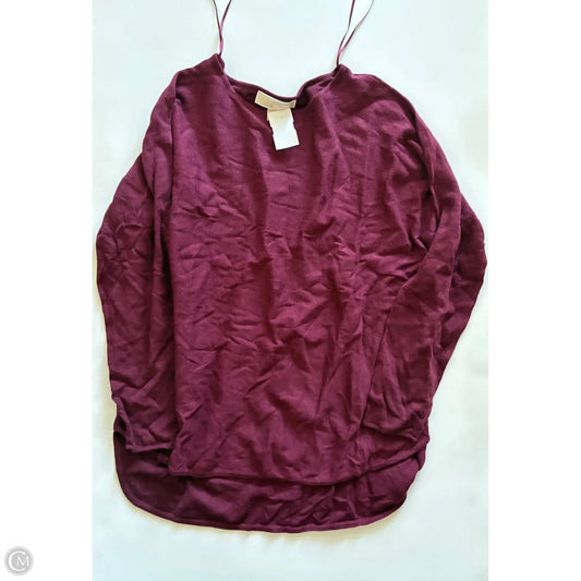 Sweater By Michael By Michael Kors In Maroon, Size: L