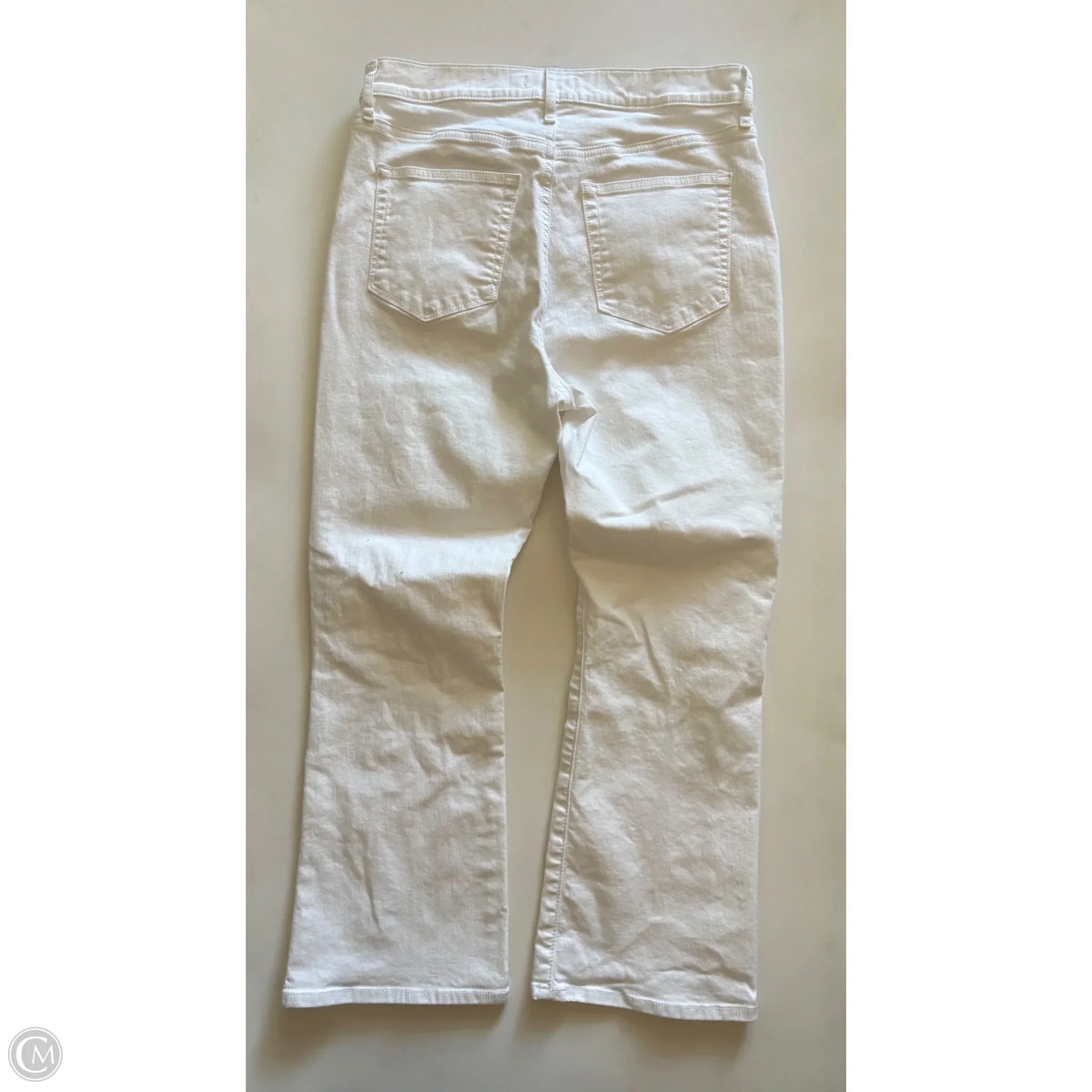 Jeans Straight By Loft In White, Size: 8