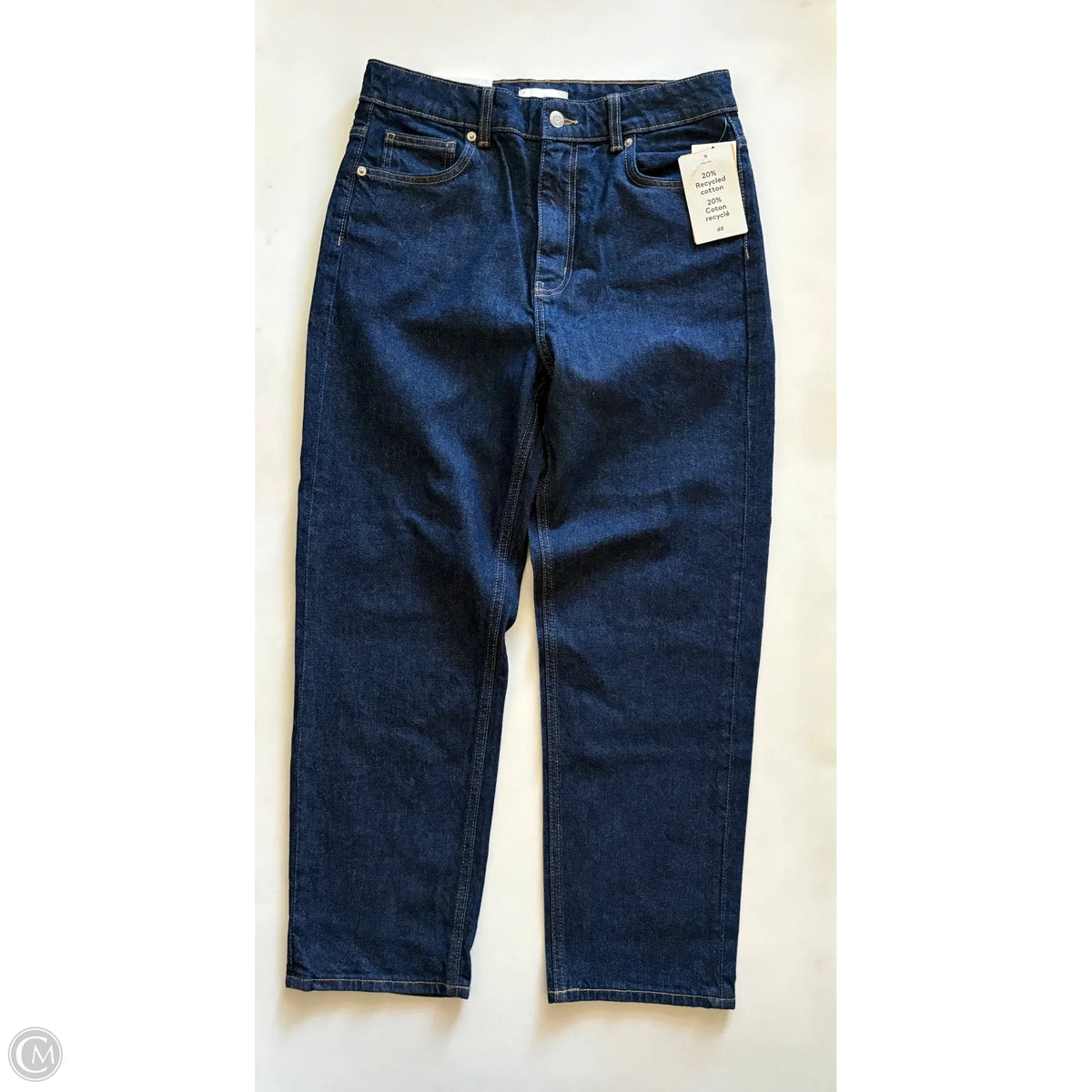 Jeans Straight By H&m In Blue, Size: 8