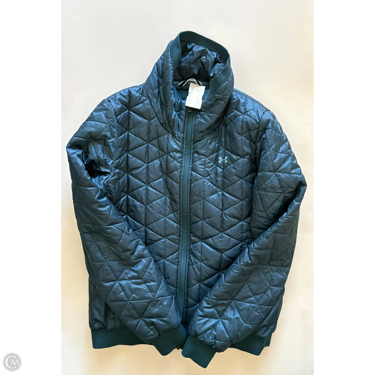 Jacket Puffer & Quilted By Under Armour In Blue, Size: M