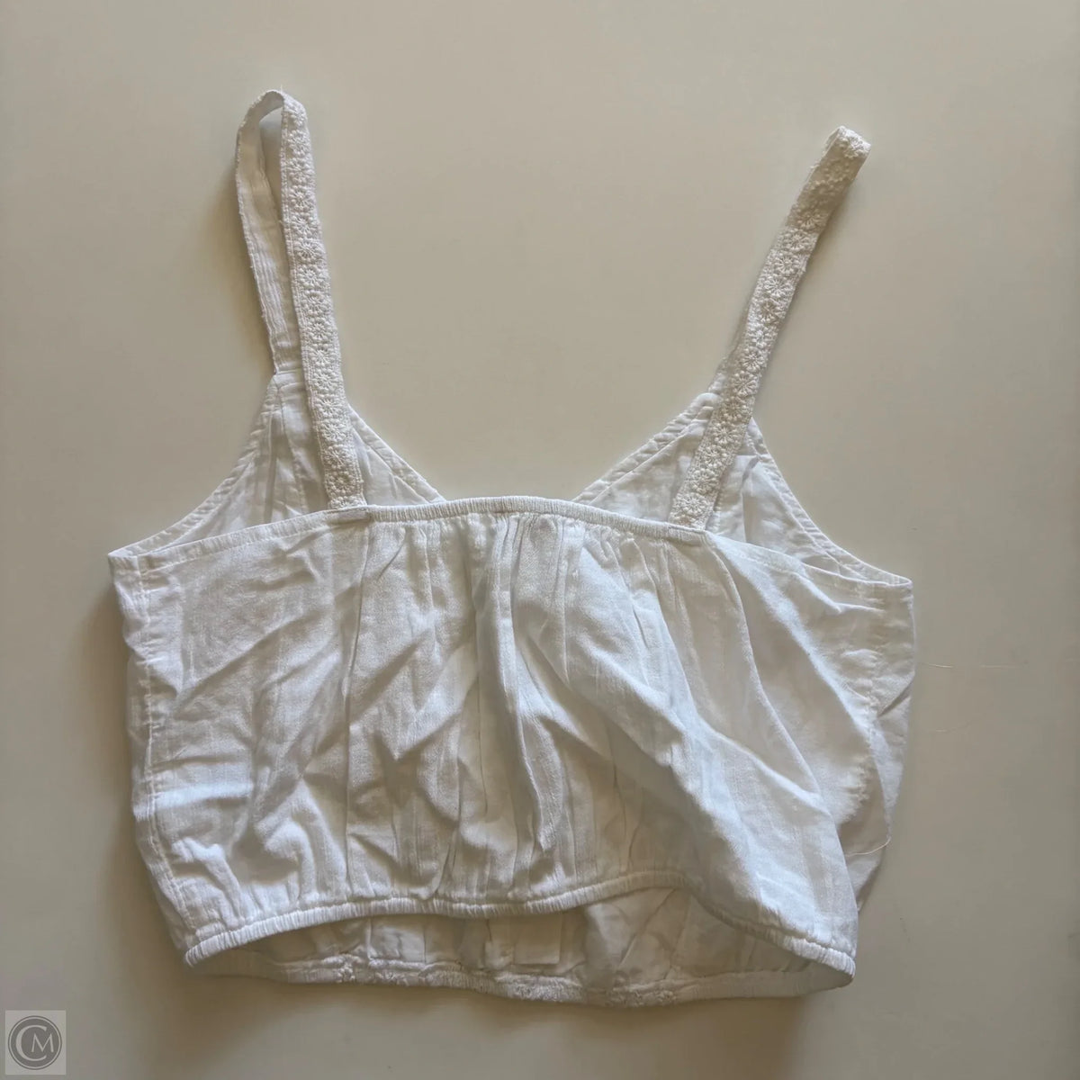 Tank Top By American Eagle In Cream, Size: S