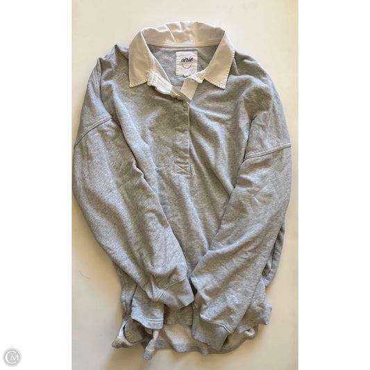 Sweatshirt Collar By Aerie In Grey, Size: 2x