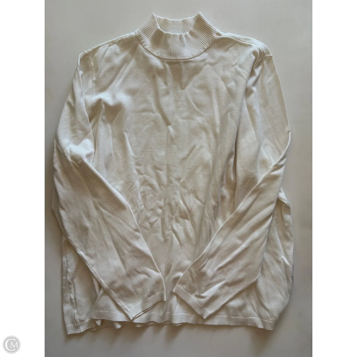 Sweater By Chicos In Cream, Size: Xl