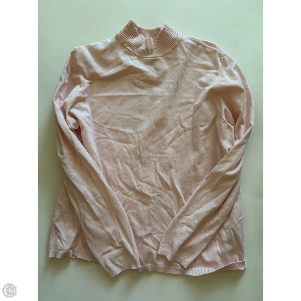 Sweater By Chicos In Pink, Size: Xl