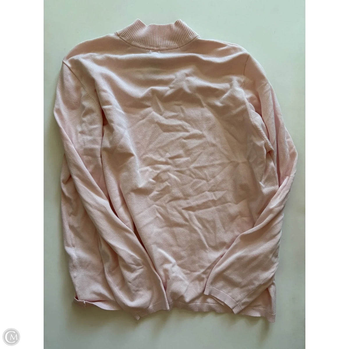 Sweater By Chicos In Pink, Size: Xl