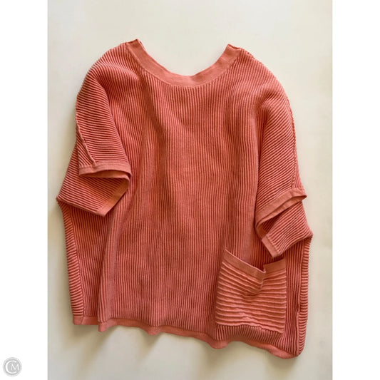 Sweater By Coldwater Creek In Peach, Size: Xl