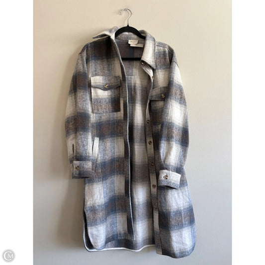 Coat Other By Clothes Mentor In Plaid Pattern, Size: M