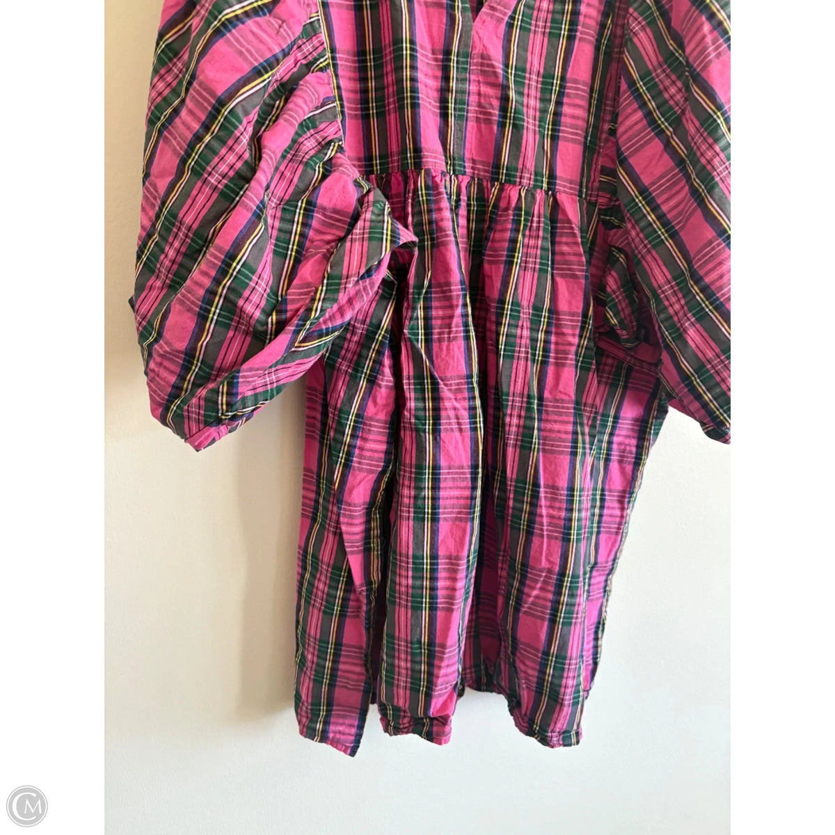 Dress Casual Midi By Mudpie In Plaid Pattern, Size: L